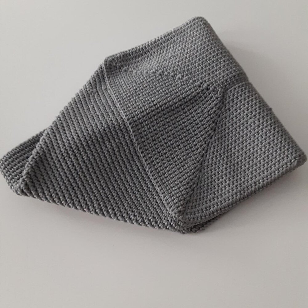 Grey Malleable Wicker Basket - Picture 8 of 8